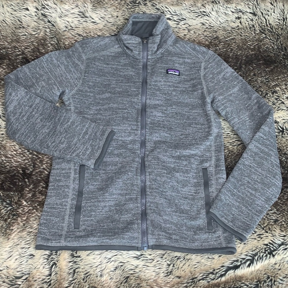 Patagonia 2xHost Pick Youth Two Tone Grey Full Zip Jakcet